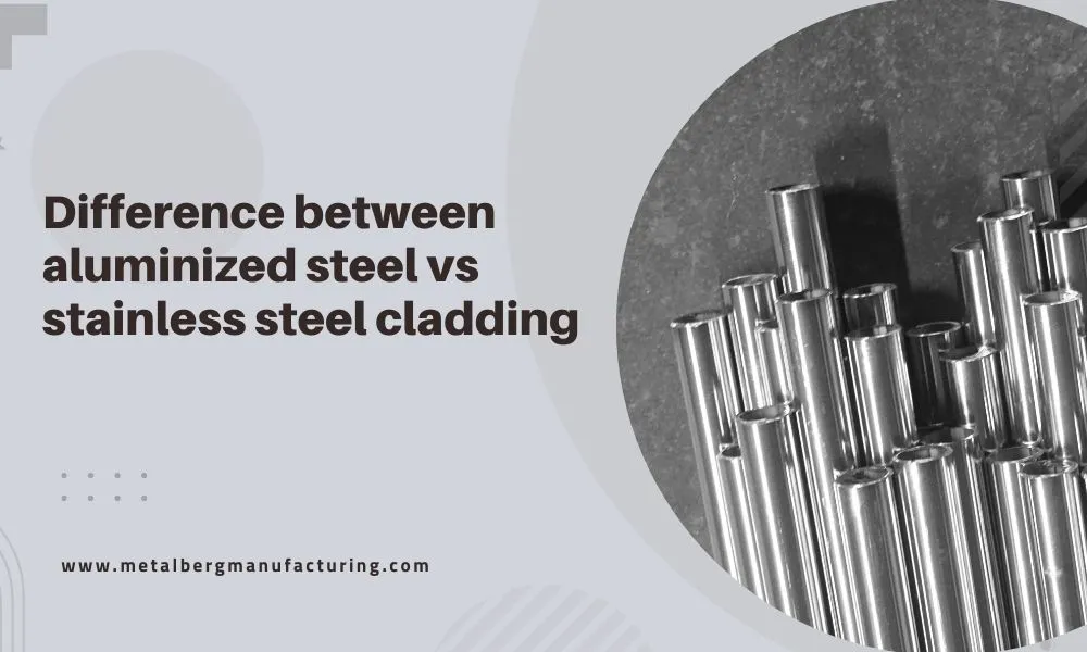 Difference between aluminized steel vs stainless steel cladding